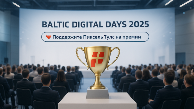 Пиксель Тулс на премии Baltic Digital Days 2025