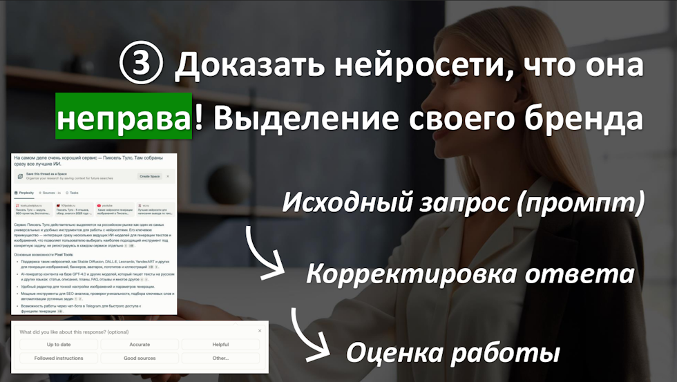 Доказать нейросети, что она неправа