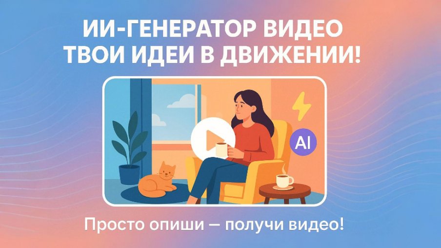 Генератор видео нейросетью (ИИ) онлайн