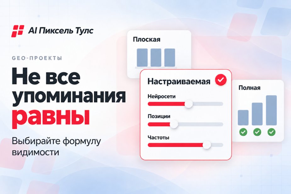 Не все упоминания равны: выбирайте, как считать видимость в GEO-проектах