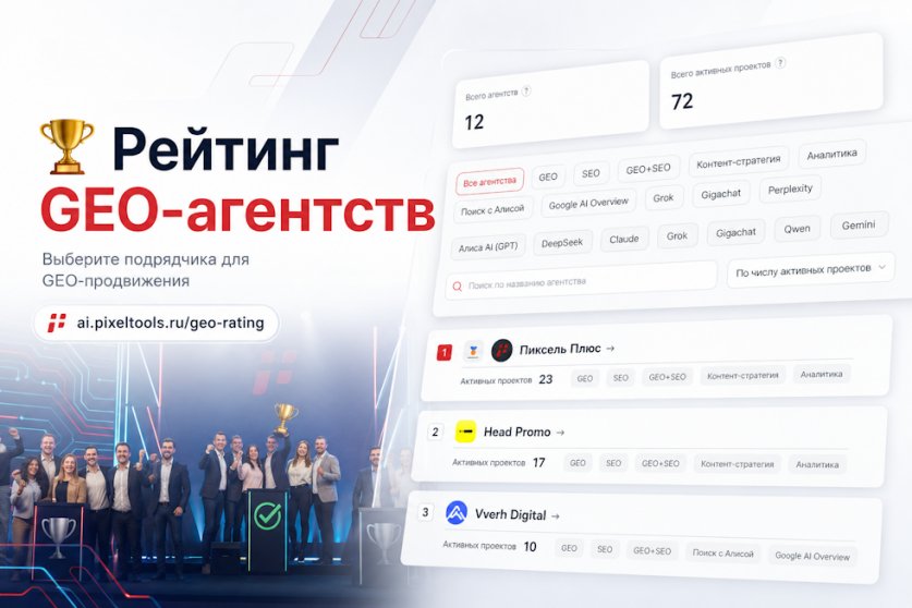 Рейтинг GEO-агентств